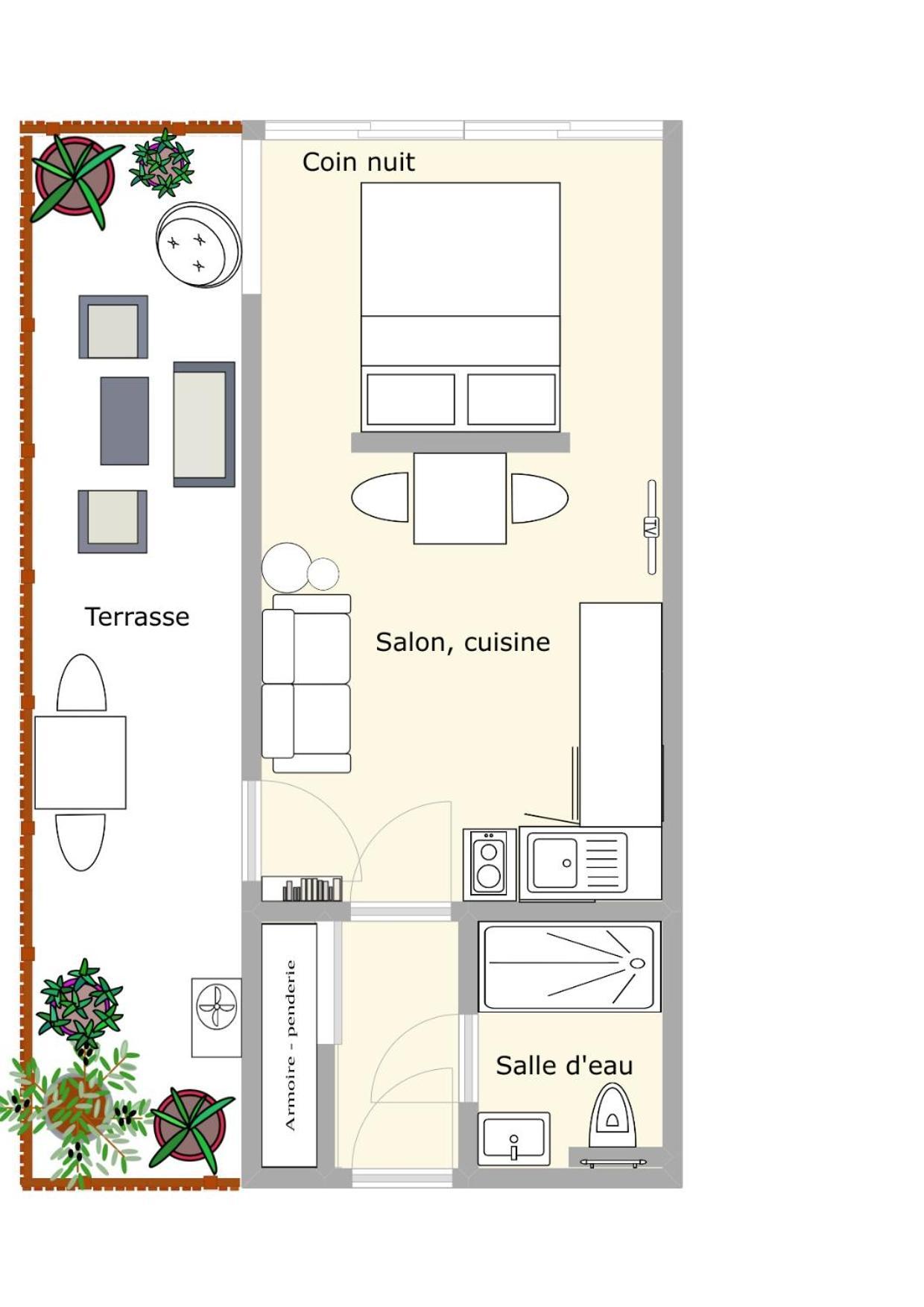 Le Semaphore - Studio Climatise, Grande Terrasse Vue Mer - Parking, Wifi La Grande Motte Bagian luar foto